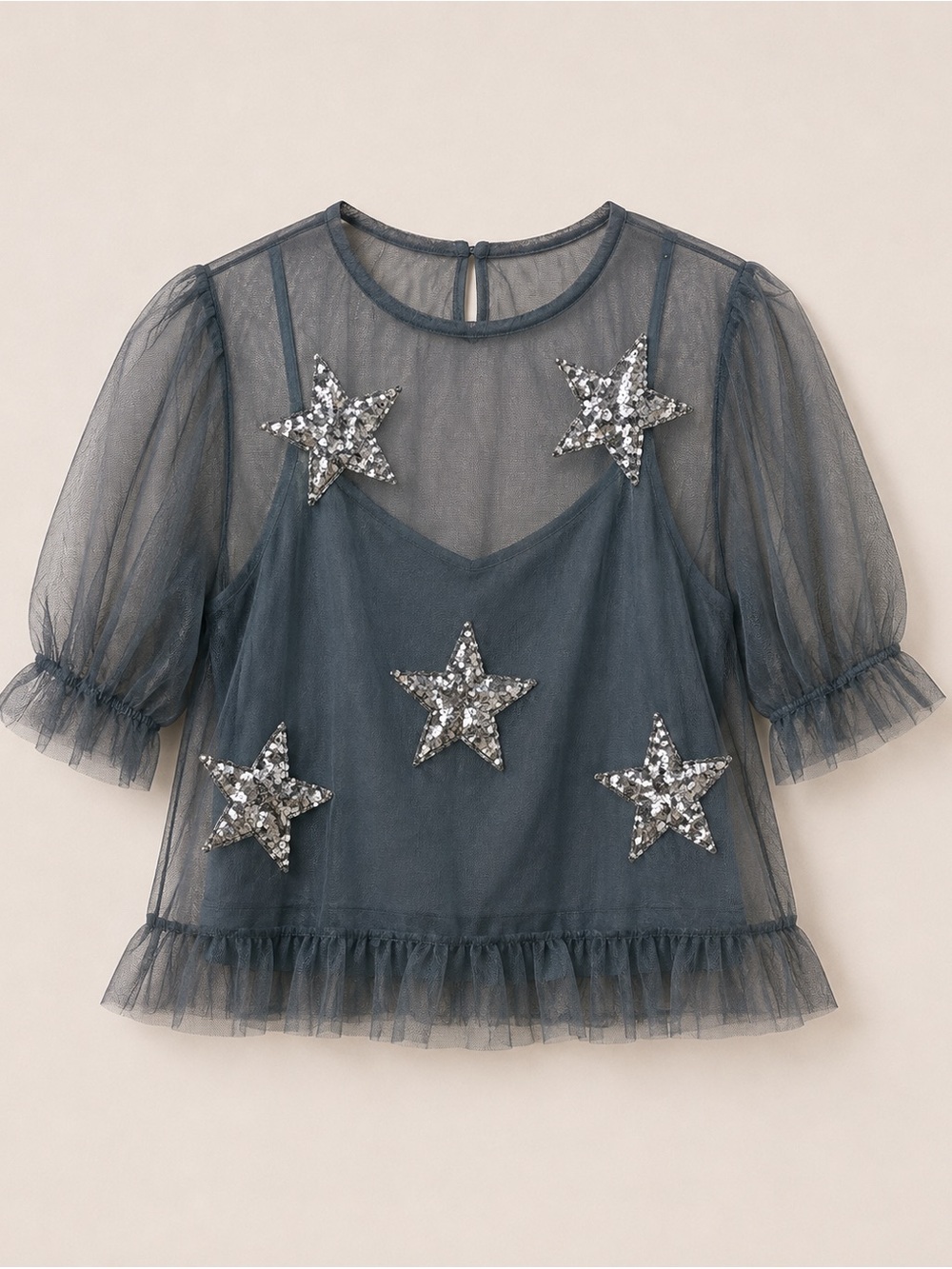 Show me your Mumu blouse with tank, never worn, medium, Disney princess edition